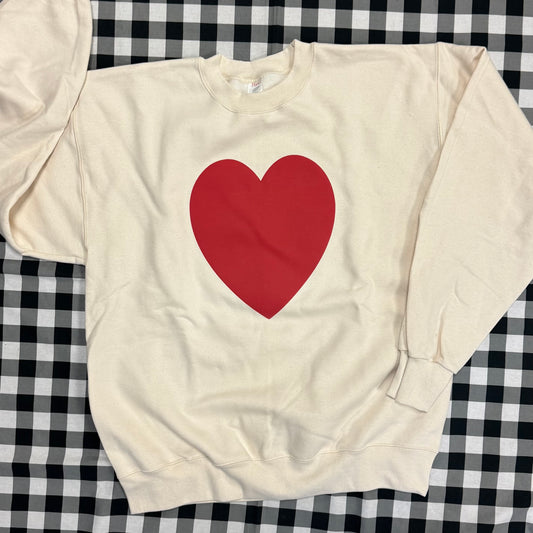 VALENTINE: RED PUFF HEART