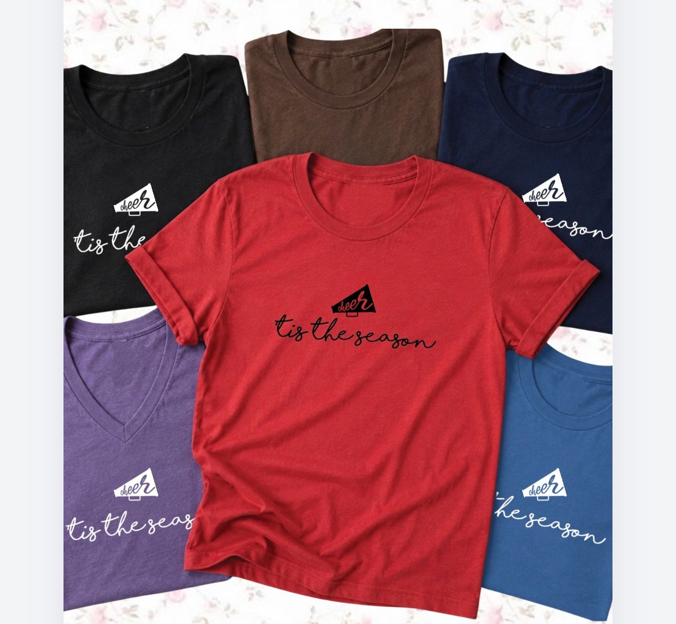 SWEET TEE TUESDAY: 'Tis the Season CHEER (BASIC CREW NECK or VNECK)