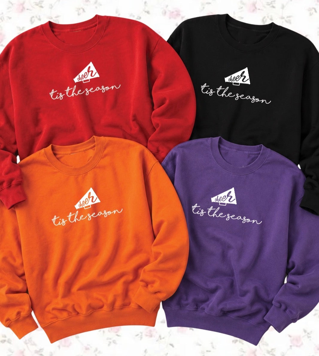 SWEET TEE TUESDAY: 'Tis the Season CHEER (BASIC SWEATSHIRT)