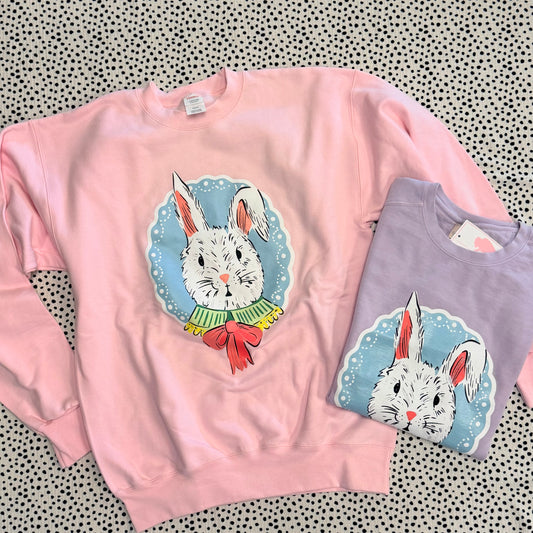EASTER: Easter Bunny Illustration (SWEATSHIRT)