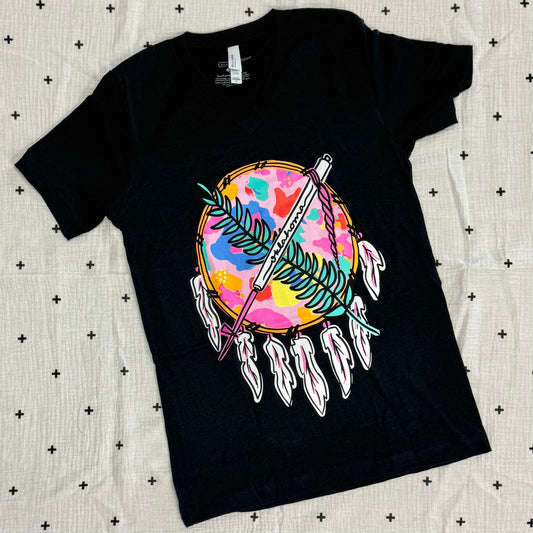 OKLAHOMA 2025: Oklahoma Summer Dreamcatcher (BELLA CANVAS VNECK)