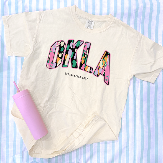 OKLAHOMA: OKLA Vincent Mod Abstract Pattern (SHORTSLEEVE)