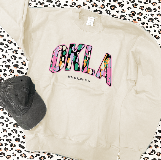 OKLAHOMA: OKLA Vincent Mod Abstract Pattern (SWEATSHIRT)