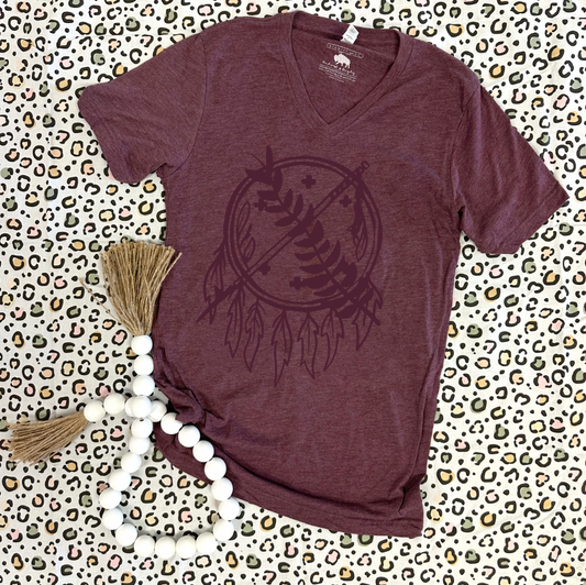 OKLAHOMA 2024: Simple Handdrawn Dreamcatcher (VNECK, LONGSLEEVE, SWEATSHIRT)