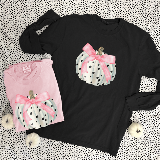 HALLOWEEN 2024: Preppy Coquette Pumpkin (LONGSLEEVE)