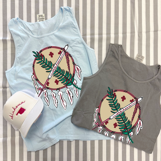 SWEET TEE TUESDAY: Oklahoma Dreamcatcher (COMFORT COLORS TANK TOP)