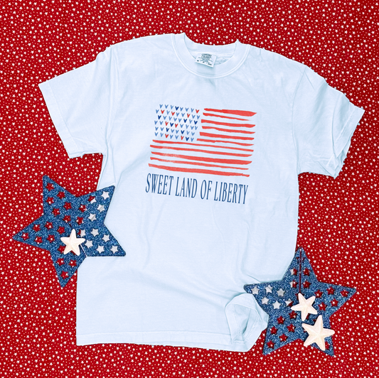 AMERICAN SPIRIT 2025: Sweet Land of Liberty (COMFORT COLORS SHORTSLEEVE)