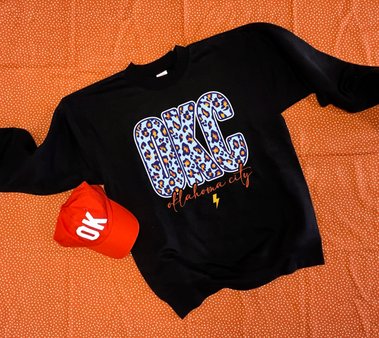 SWEET TEE TUESDAY: OKC Spirit Leopard (SWEATSHIRT)