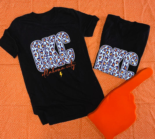 SWEET TEE TUESDAY: OKC Spirit Leopard (BASIC CREW NECK or VNECK)