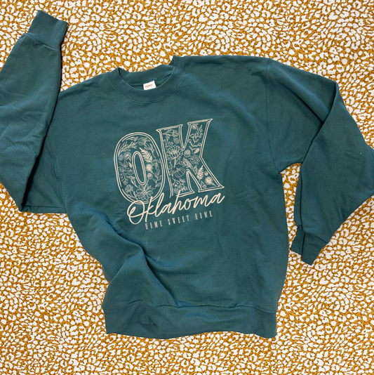SWEET TEE TUESDAY: OK Fall Chalk Art - Home Sweet Home (SWEATSHIRT)