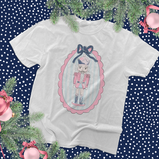 CHRISTMAS 2025: Coquette Nutcracker (COMFORT COLOR SHORTSLEEVE)