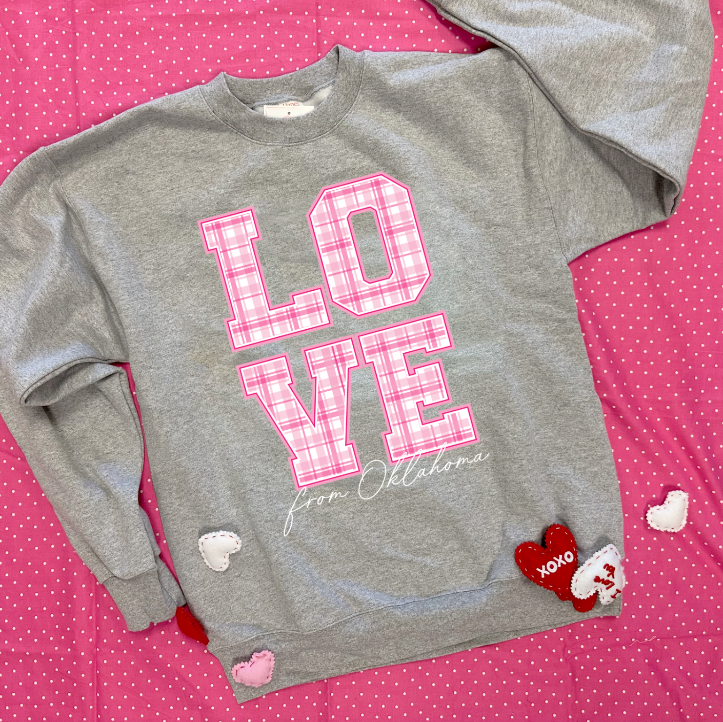 VALENTINE 2026: LOVE Oklahoma (SWEATSHIRT)