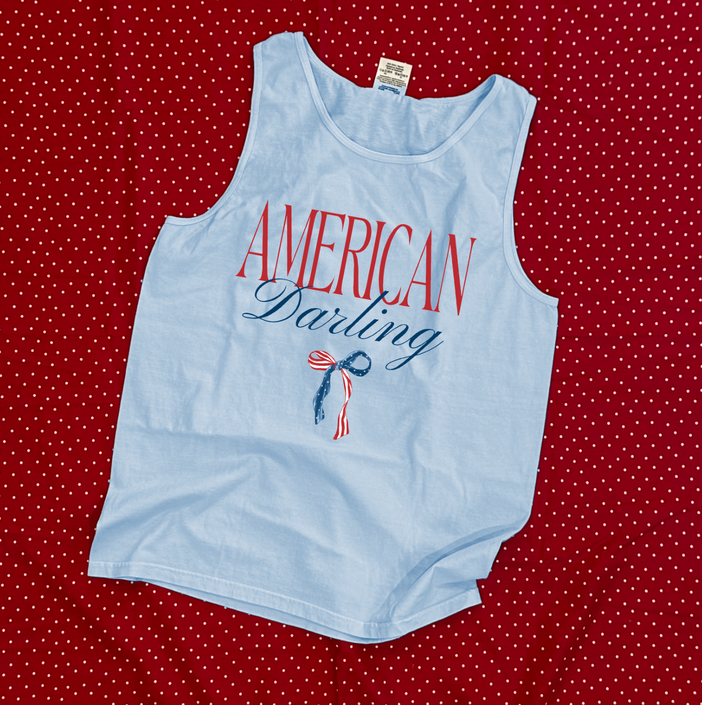 AMERICAN SPIRIT 2026: American Darling (COMFORT COLORS TANK TOP)