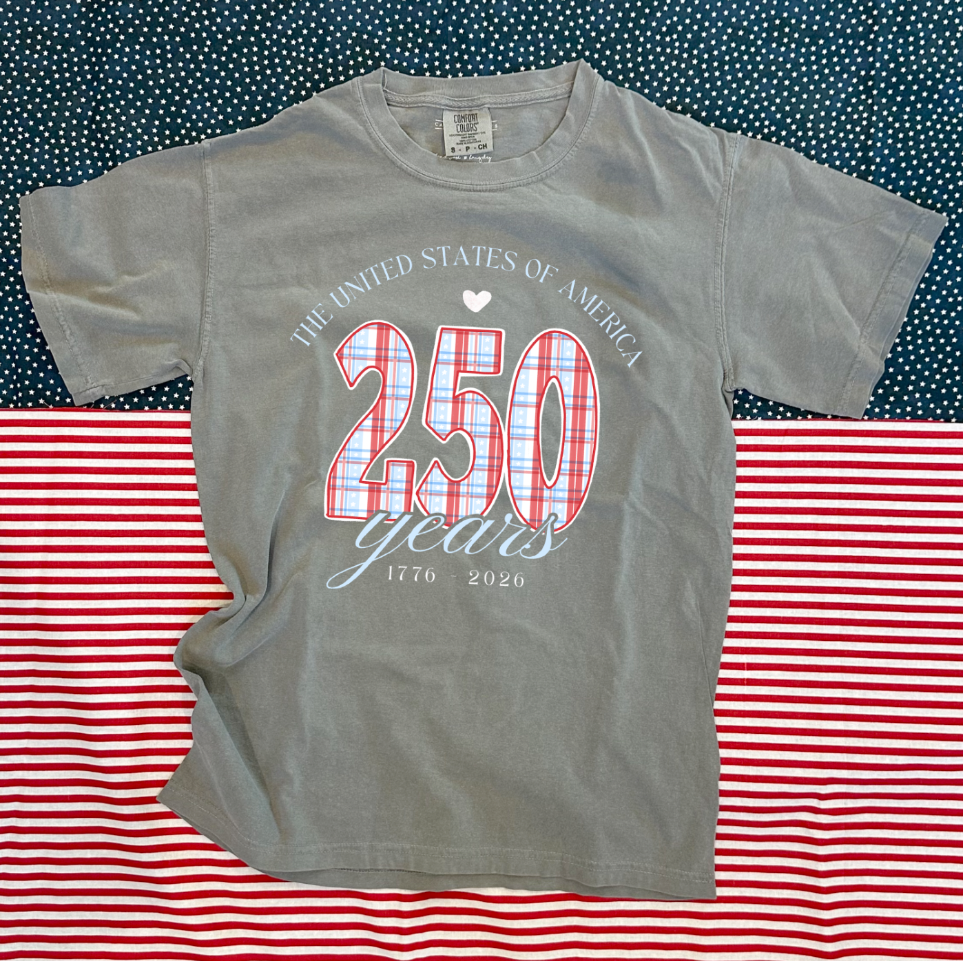 AMERICAN SPIRIT 2026: USA *250 Years* (COMFORT COLORS SHORTSLEEVE)