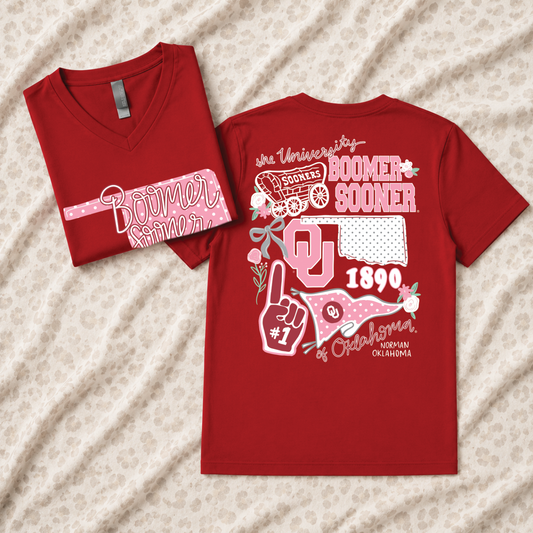 UNIV. of OKLAHOMA 2026: OU Storyboard 2026 (BELLA CANVAS VNECK or CREW NECK)