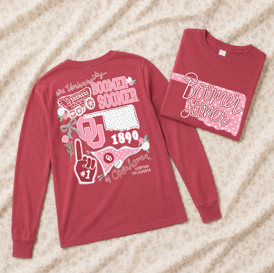 UNIV. of OKLAHOMA 2026: OU Storyboard 2026 (COMFORT COLORS LONGSLEEVE)