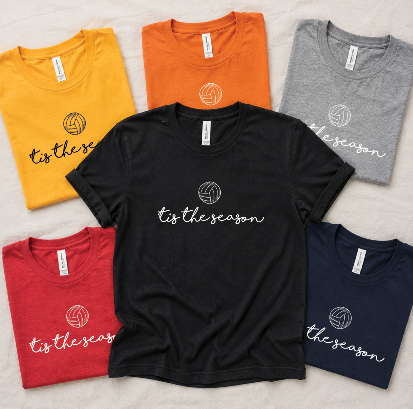 SWEET TEE TUESDAY: 'Tis the Season VOLLEYBALL (BELLA CANVAS CREW NECK or VNECK)