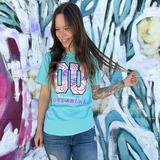 UNIV. OF OK (Spring 2023): OU Bright Mixed Media (SHORTSLEEVE)