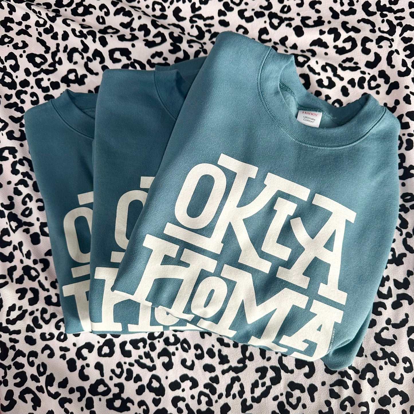 OKLAHOMA 2024: Oklahoma Block Letters (SWEATSHIRT)