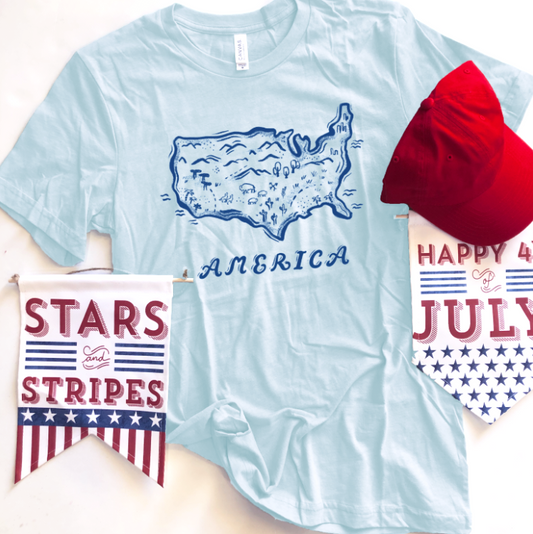 AMERICAN SPIRIT: America Origin Sketches (CREW NECK)