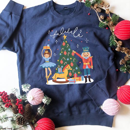 BLACK FRIDAY 2023: Falalala, Ballerina & Nutcracker Tree (SWEATSHIRT)