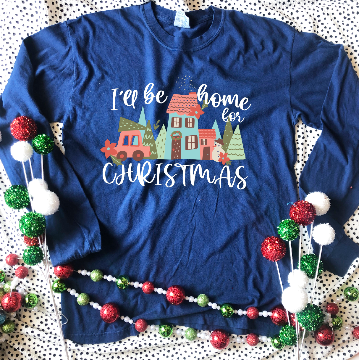 CHRISTMAS: I'll be home for Christmas (LONGSLEEVE)