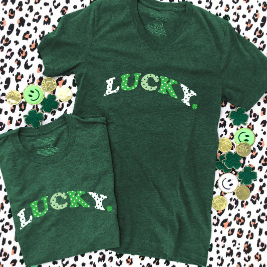 ST. PATTY'S: Lucky Polkadots (CREW NECK)