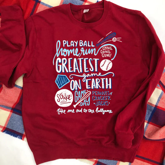 SPORTS LIFE 2023 (SPRING): Greatest Game on Earth (SWEATSHIRT)