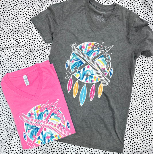 ST: Oklahoma Dreamcatcher Summertime Prep (BELLA CANVAS VNECK)