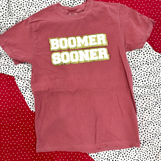UNIV of OK 2023: Boomer Sooner Chenille Patches (SHORTSLEEVE)