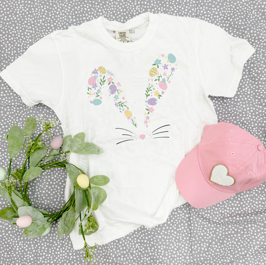 EASTER 2023: Floral Bunny Ears (SHORTSLEEVE)