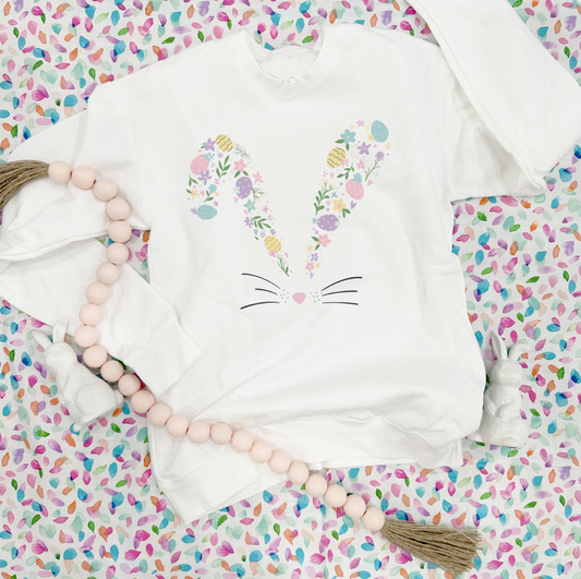 EASTER 2023: Floral Bunny Ears (SWEATSHIRT)